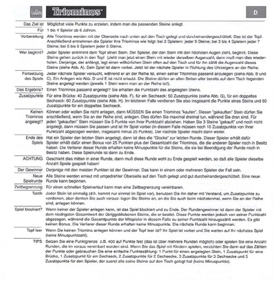 Triominos - Das spannende Punkte-Spiel mit Dreiecken