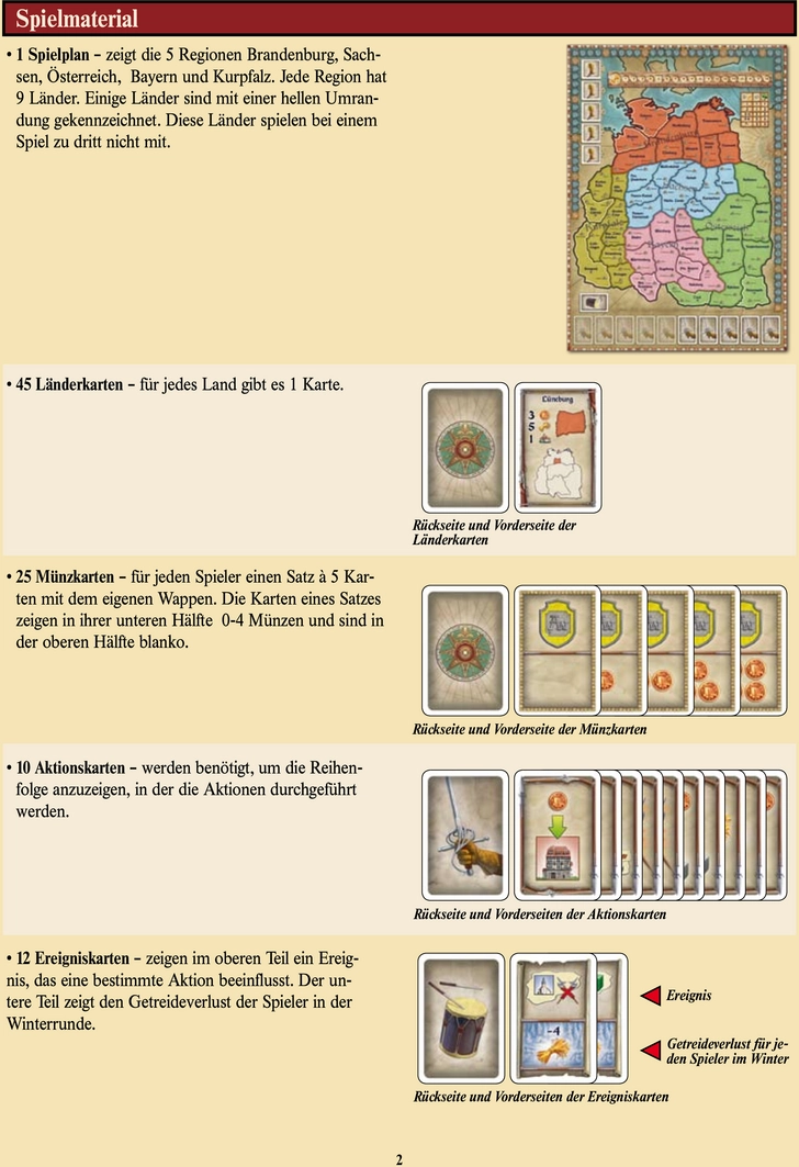 Wallenstein - Strategisches Brettspiel im Dreißigjährigen Krieg