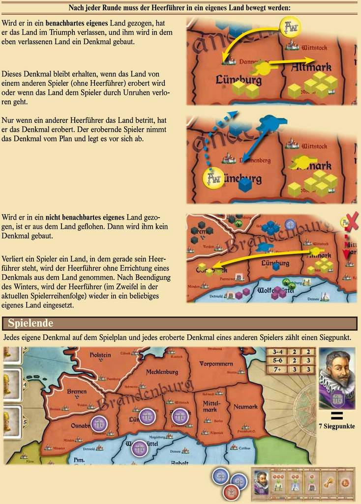 Wallenstein - Strategisches Brettspiel um Macht und Einfluss
