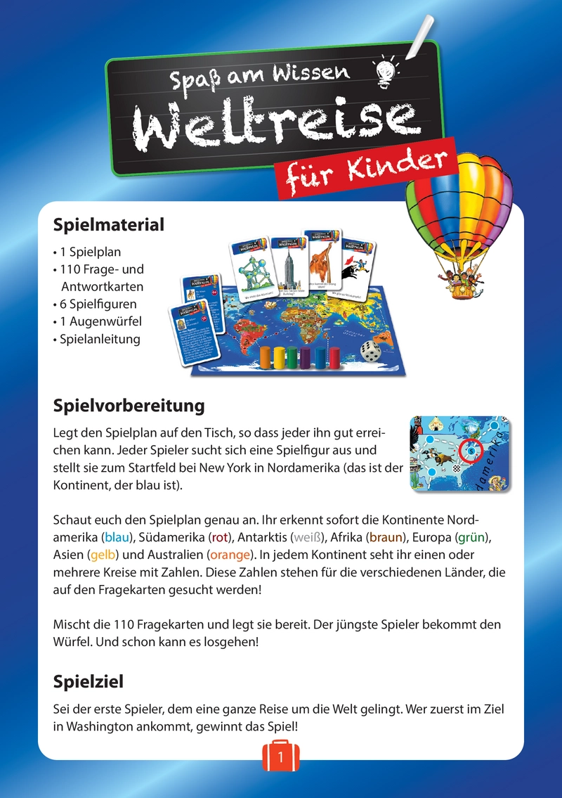Weltreise für Kinder - Ein spannendes Lernspiel