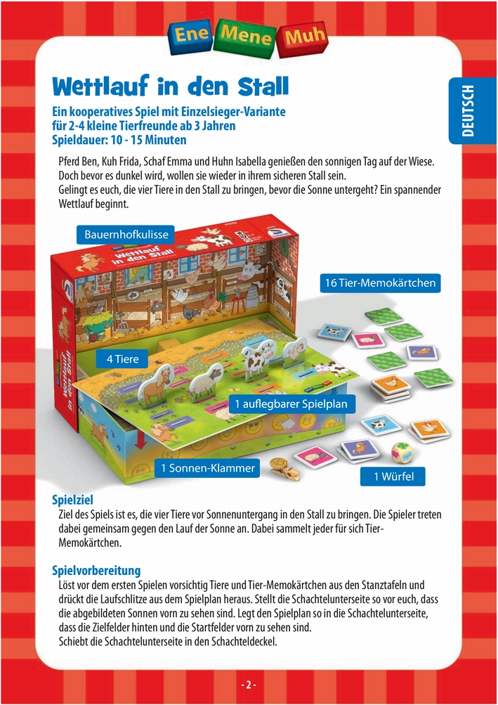 Wettlauf in den Stall - Ein Kooperatives Kinderspiel