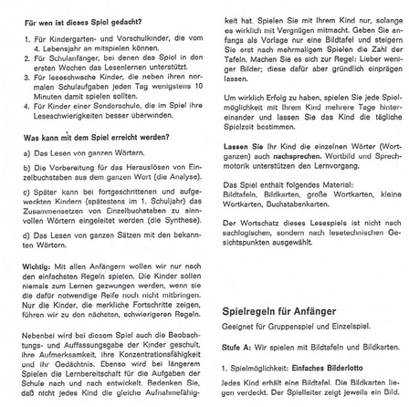 Wir lesen - Lernspiel für Kinder ab 4 Jahren