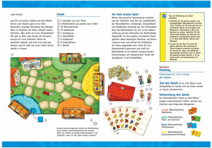 Wir spielen Einkaufen - Ein Lernspiel für Kinder
