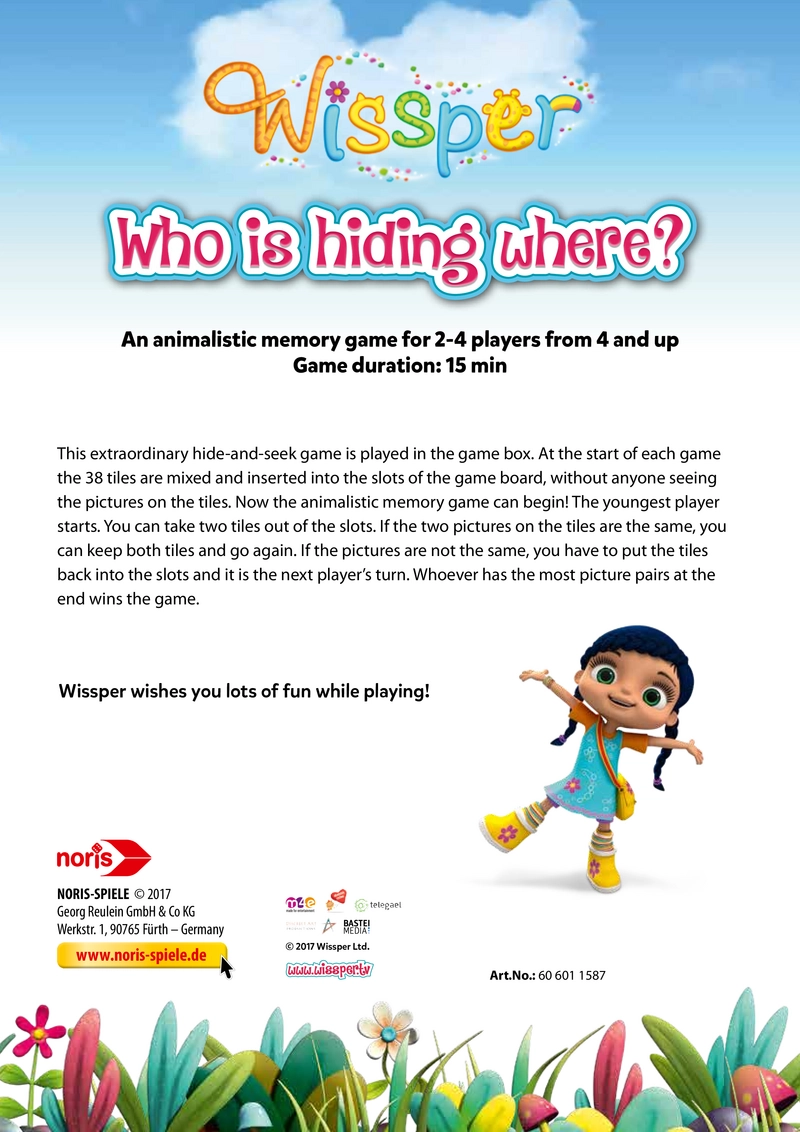 Wissper - Wer versteckt sich wo? Ein tierisches Merkspiel