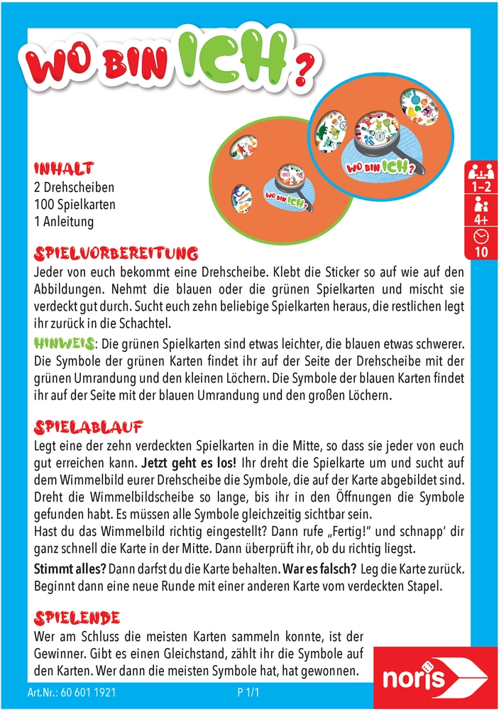 Wo bin ich? - Interaktives Ratespiel für Kinder