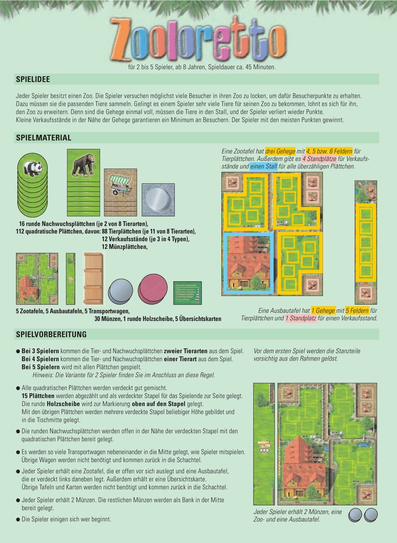 Zooloretto - Tierischer Spielspaß für die ganze Familie