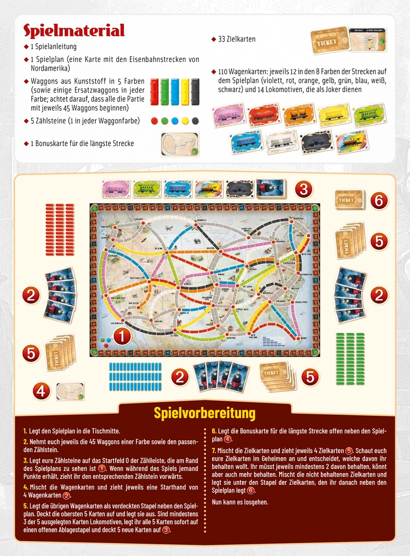 Zug um Zug - Das abenteuerliche Eisenbahnspiel